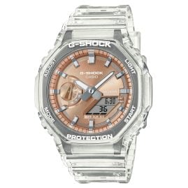 Casio GA-2100BM-7A5ER G-Shock Classic Ana-Digi Watch Rose Gold Tone