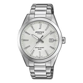 Casio EFV-160D-7AVEF Herren-Armbanduhr Edelstahl Weiß