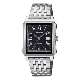 Casio MTP-B190D-1BVEF Herren-Armbanduhr Edelstahl