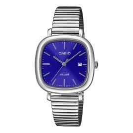 Casio LTP-B166D-2AVEF Damen-Armbanduhr Edelstahl Blau