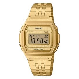 Casio A1000G-9EF Unisex Digitaluhr Vintage Iconic Goldfarben
