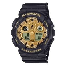 Casio GA-100GGB-1A9ER G-Shock Classic Herrenuhr Schwarz/Goldfarben