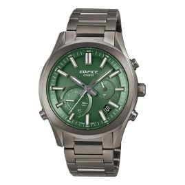 Casio EQB-1300DC-3AEF Edifice Herrenuhr Solar Chrono Grau/Grün