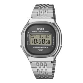 Casio A140WE-8AEF Uhr in Unisexgröße Edgy Collection Grau