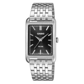 Casio MTP-B215D-1AVER Uhr in Unisexgröße Quarz Edelstahl/Schwarz