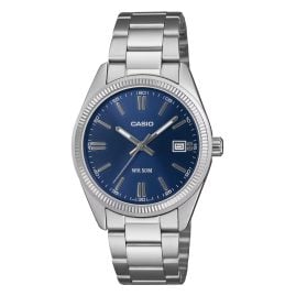 Casio UTP-1302PD-2A1VEF Wristwatch in Unisex Size Quartz Steel/Blue
