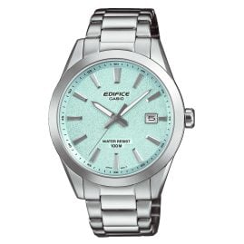 Casio EFV-160D-2BVEF Edifice Herren-Armbanduhr Quarz Edelstahl Hellblau