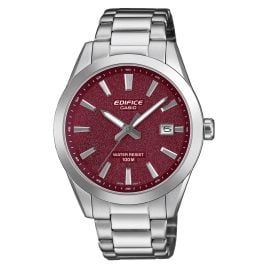 Casio EFV-160D-4AVEF Edifice Men's Watch Quartz Stainless Steel Dark Red