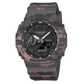 Casio GA-2100CM-8AER G-Shock Classic Ana-Digi Watch Grey/Pink