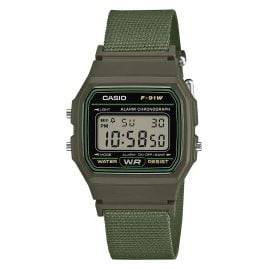 Casio F-91WF-3AEF Timeless Collection Women's and Youth Watch Khaki