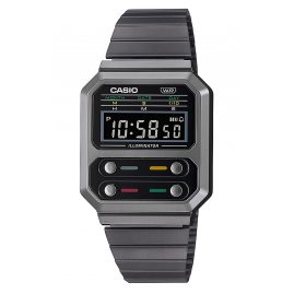Casio A100WEGG-1AEF Vintage Edgy Wristwatch Black