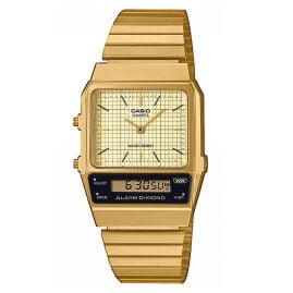 Casio AQ-800EG-9AEF Vintage Edgy Unisex Watch Gold Tone