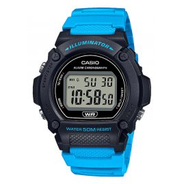Casio W-219H-2A2VEF Collection Digital Watch Blue/Black