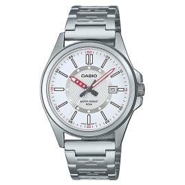 Casio MTP-E700D-7EVEF Men's Wristwatch Quartz Steel/White