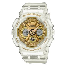 Casio GMA-S120SG-7AER G-Shock Digital Ladies´ Watch White/Gold-Tone