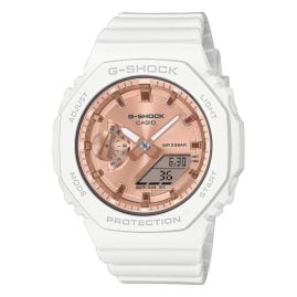 Casio GMA-S2100MD-7AER G-Shock Classic Ana-Digi Watch White/Rose Tone
