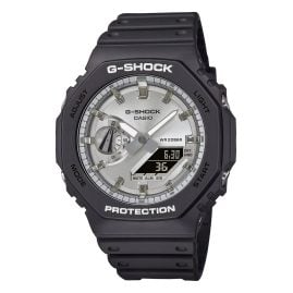 Casio GA-2100SB-1AER G-Shock Classic Ana-Digi Wristwatch Black/Steel Tone