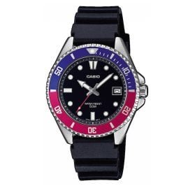 Casio MDV-10-1A2VEF Watch in Unisex Size Black