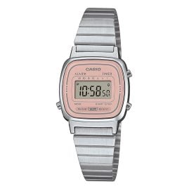 Casio LA670WEA-4A2EF Vintage Mini Women's Digital Watch Silver/Pink