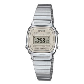 Casio LA670WEA-8AEF Vintage Mini Women's Watch Digital Silver/Light Beige