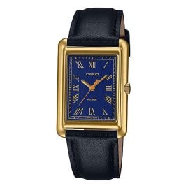 Casio LTP-B165GL-2BVEF Ladies' Watch Rectangular Blue/Gold Tone