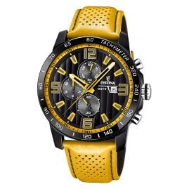 Festina F20339/3 Herrenuhr Chronograph Lederband Gelb Festina F20339/3 Herrenuhr Chronograph Lederband Gelb