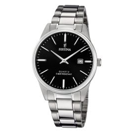 Festina F20511/4 Herren-Quarzuhr Edelstahl/Schwarz