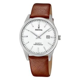 Festina F20512/2 Men's Watch with Leather Strap Brown
