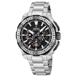 Festina F20724/7 Herren-Chronograph Stahl/Schwarz