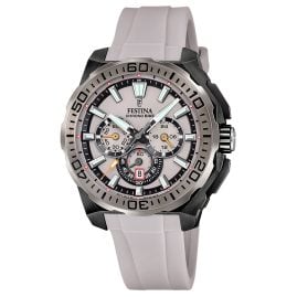 Festina F20726/1 Herrenuhr Chronograph Schwarz/Sandfarben