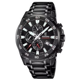 Festina F20735/3 Herren-Armbanduhr Chronograph Schwarz 20 bar
