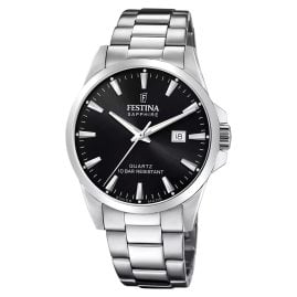 Festina F20024/4 Men's Watch Steel/Black with Sapphire Crystal