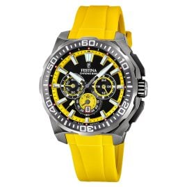 Festina F20725/1 Herrenuhr Chronograph Gelb/Anthrazit