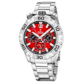 Festina F20743/5 Men's Watch Bullhead Red with Steel Bracelet