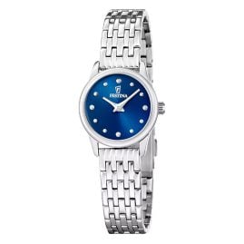 Festina F20749/4 Quartz Women's Watch Silver Tone/Blue