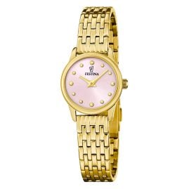 Festina F20750/2 Ladies' Wristwatch Quartz Gold Tone/Pink
