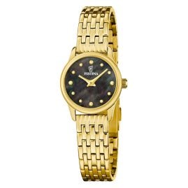 Festina F20750/6 Damenuhr Quarz Goldfarben/Schwarz