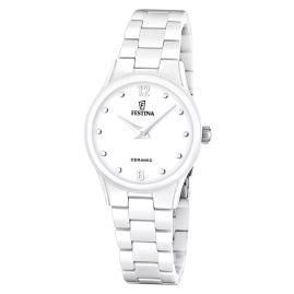 Festina F20751/1 Women's Wristwatch Ceramic White