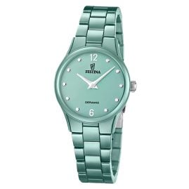 Festina F20751/3 Women's Watch Ceramic Sage Green