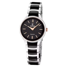Festina F20752/2 Women's Watch Steel/Ceramic Black