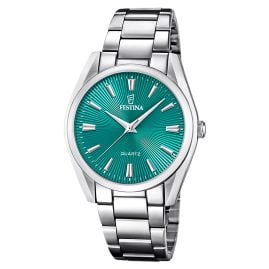Festina F20622/Q Damen-Armbanduhr Quarz Stahl/Grün