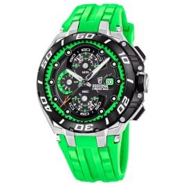 Festina F20755/6 Herrenuhr Chronograph Chrono Bike Silikon Grün