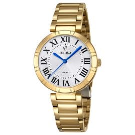 Festina F16938/3 Damenarmbanduhr Mademoiselle Quarz Goldfarben
