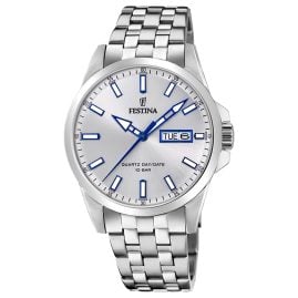 Festina F20357/1 Men´s Watch Quartz Silver Tone