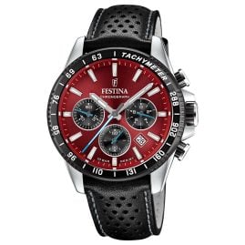 Festina F20561/7 Herren-Chronograph Schwarz/Rot