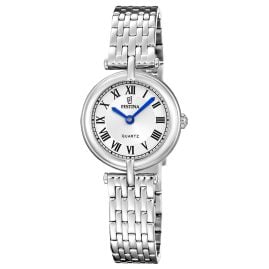 Festina F20789/1 Quarzuhr für Frauen Silberfarben