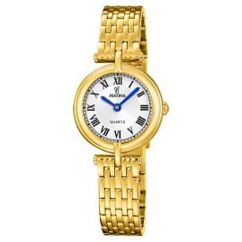 Festina F20790/1 Quarzarmbanduhr für Frauen Goldfarben