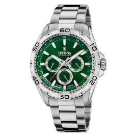 Festina F20623/3 Men´s Multifunction Watch Steel/Green