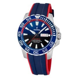 Festina F20662/1 Diving Watch for Men Blue/Red