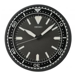 Seiko QXA791K Wall Clock with Quiet Movement Black 30 cm